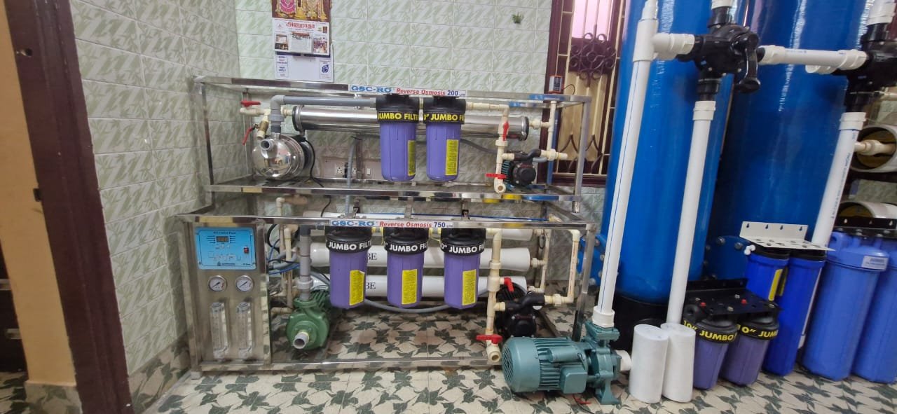 750LPH INDUSTRIAL WATER PLANT