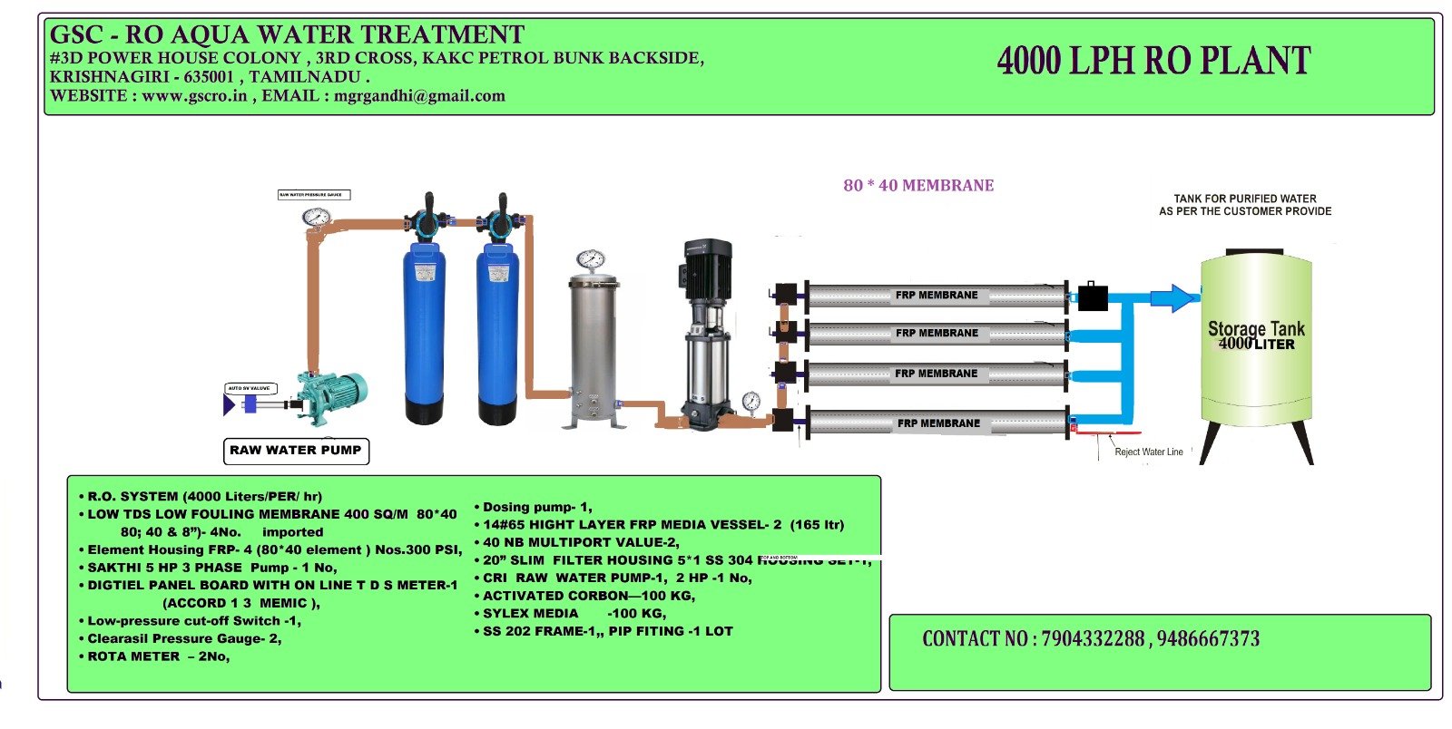 4000LPH INDUSTRIAL WATER PLANT image 5