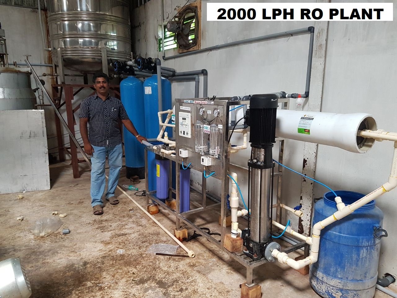 2000LPH INDUSTRIAL WATER PLANT image 3